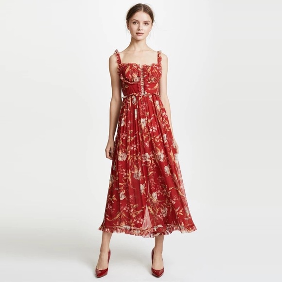 zimmermann red jumpsuit